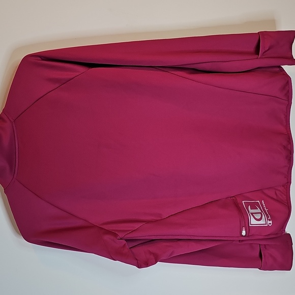 Champion Mediun Purple Half Zip Sweater - Picture 4 of 8